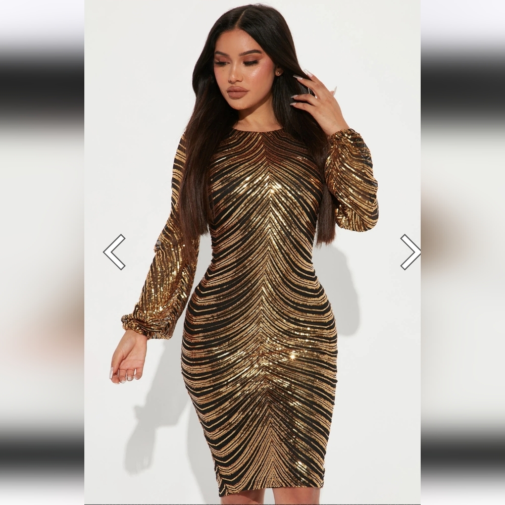 Fashion nova sequin dress M